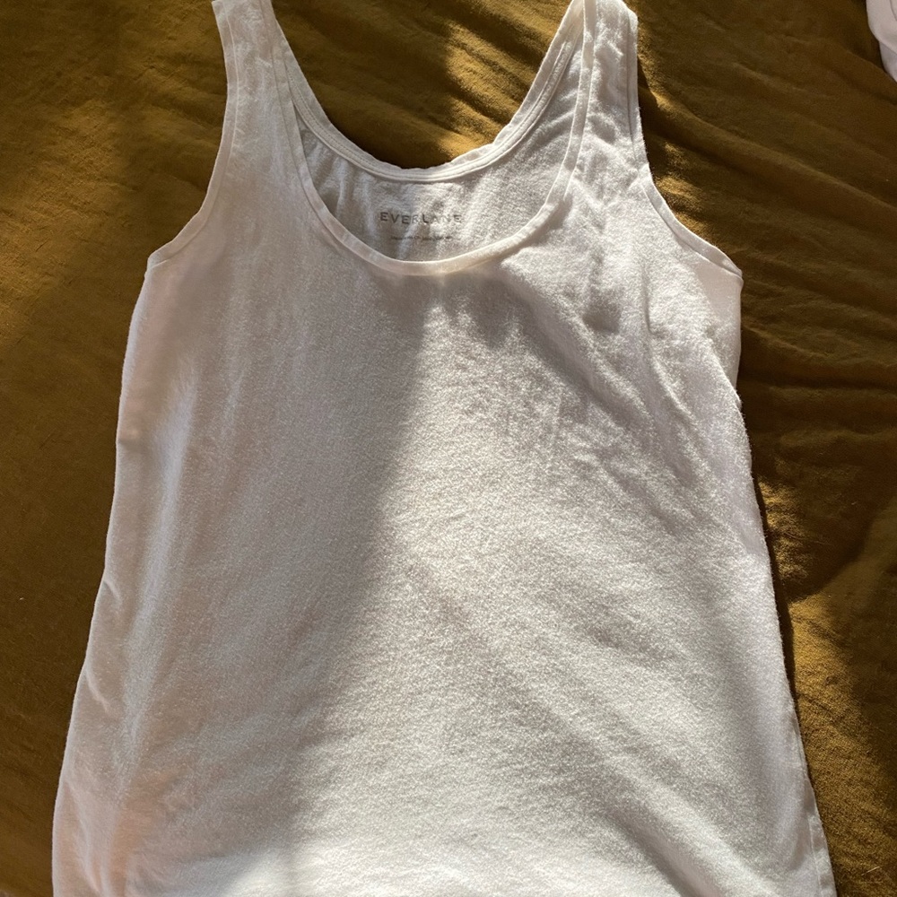 White Everlane Tank